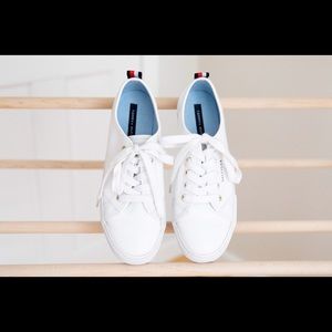 White Tommy Hilfiger Casual Shoes